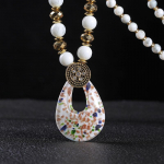 Vintage Bohemian Statement Beads kaelakeed naistele Ehted Aksessuaarid