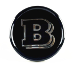 Brabus peeglikatte embleem Mercedes-Benz A, B, C, E, GLK, GLC, GLE, GLS, G-klass, V-klass GLC/GLE/GLS-Class (15-19 year) gray