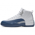 Air Jordan 12 Retro French Blue 2025 Meeste tossud Valge Metallik-H&otilde;be Varsity-Punane CT8013-114 42.5