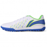Li Ning Jin Mugav Professionaalne TF (Kummist naastud) Kunstmuru l&ouml;&ouml;ki neelavad vastupidavad jalgpallijalatsid meestele jalgpallijalatsid sinine valge YSTU005-1 44⅓