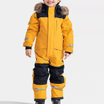 Lastele kost&uuml;&uuml;mid Jumpsuit Suusakost&uuml;&uuml;m Poistele T&uuml;drukutele Talvine soe &otilde;ues fliis kombinesoon Tuulekindel lastele Suusatamine Lumelaua &uuml;likond 120cm banaanikollane v&auml;rv