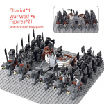 MOC Keskaja lotr Figuurid Ork S&otilde;durid R&ouml;&ouml;vel Vargr Hunt Elevant Ratsu R&uuml;&uuml;tlid Ehitusklotsid Klotsid M&auml;nguasjad lastele kingitused