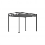 Pergola - MUVOE - Liigutatav katus - Veekindel - M&otilde;&otilde;tmed 298x213x221 cm - Hall hall