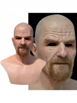 Realistlik kiilakas vana mehe mask Breaking Bad Walter White mask Heisenberg lateksmask t&auml;iskasvanutele Halloweeni Cosplay peo maskeraadi rekvisiidid