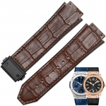 K&auml;erihm HUBLOT BIG BANG 25*19mm Ehtsast Nahast Veekindel Meeste Kellarihm Kett Kell Kummist K&auml;ev&otilde;ru K&auml;epael 25-19mm