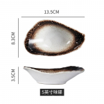 1 tk uued loomingulised kastmen&otilde;ud Sushitaldrik Jaapani stiilis keraamilised grillin&otilde;ud Puuviljad magustoidutaldrikud K&ouml;&ouml;gilauan&otilde;ud 2x10cm