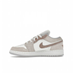 Air Jordan 1 Low SE GS Sail Archaeo Brown Laste tossud HF1863-200 EU 40 beež
