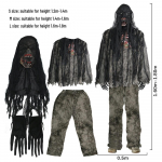 Zombi&otilde;udus kost&uuml;&uuml;mikomplekt Halloweeni pidudeks ja p&otilde;genemistubadesse S (for height 1.2m-1.4m)
