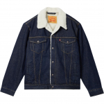 Levis Moodne Mitmek&uuml;lgne Kunstkarusnahast Voodriga Vabaaja Mugav Jakk Denim Jakk Unisex jakid 16365-0285 XS