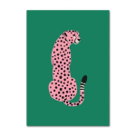 Moodne leopardloomaga elutoa vaip Retrokunst magamistoa &ouml;&ouml;kapi k&ouml;&ouml;gimatt Kodu kohvilaudade suur ala vaip Kaunistus 80x120cm