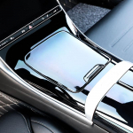 Bright black Car Central Control Gear Panel Frame Cover Trim Interior For Mercedes-Benz C-Class W206 C180 C200 C300 Bright Black Color