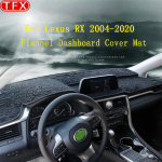 Flanellist auto armatuurlaua kattepadi Lexus Rx 2004~ Rx300 Rx330 Rx350 Rx270 Rx200t Rx450h 350 libisemisvastase mati p&auml;ikesevari jaoks AL20 2016--Right Hand Dri