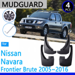 Mudguards fit for Nissan Navara Frontier Brute D40 2005~2016 2014 2015 Car Accessories Mudflap Fender Auto Replacement