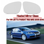 K&uuml;lgmise tahavaatepeegli klaasisoojendus uduvastane sulatusuks, soojendusega tiibpeegli leht VW Golf GTI Jetta MK5 jaoks Mirror glass Left