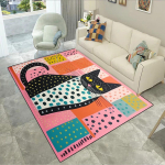 Kunstkassi vaip Lemmikloomas&otilde;bralik elutuppa Kodu kaunistus Libisemisvastane diivani k&otilde;rvale Armsad matid Magamistuba Suur ala Garderoobivaip Tapis 80x120cm