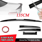 Auto universaalne katusespoiler Sabaspoiler Pagasiruumi tiib DIY Paigaldatav spoiler Poiler Tiib V&otilde;istluspagasiruumi spoiler Autospoiler Carbon Fiber