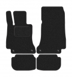 Dywaniki samochodowe welurowe do: Mercedes E A238 cabrio 4matic (2017-2023) anthra