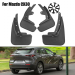 Auto Mudguards Mudflaps For Mazda Quick tallation Process Wear-resistant Design Easy To Use Fits Front And Rear Wheels