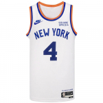 Nike NBA New York Knicks Rose 4. 2021&ndash;2022 Hooaeg 75. Aastap&auml;ev Retro &Uuml;mmarguse kaelusega Varrukateta Korvpallivorm Meeste vormiriietus DB4122-100 L