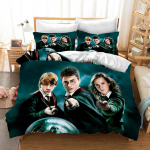 Harry Potter Pol&uuml;ester Tekikate Komplekt Voodipesu Kuninganna Suurus Komplektid Puuvillane Armas Prinditud Multikas Tekikate Sobib Lastele 135x200cm