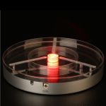 Patareitoitega LED-valgustusega alus P&ouml;&ouml;rlev v&auml;ljapanekualus Paneelialus RGB-puldiga 20cm