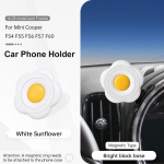 Autotelefoni hoidik Traadita laadija Mini Cooper F56 F55 F54 F60 F57 2014- Keskjuhtimispuldi mobiiltelefoni kinnitus Tarvikud Piano Black - 08
