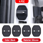 BMW X1 F48 F49 2016- jaoks Silikoonist Auto Ukse Lukustuspandla Kaitsekate Elastne Kokkup&otilde;rkevastane Summutav Padi 4 PCS