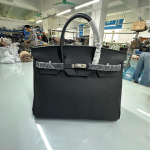 Togo esimene kiht veisenahk, suur suurus 40 cm strapless nahast naiste kott k&auml;ekott mitmek&uuml;lgne vabaaja t&ouml;&ouml;le length 40cm, width 21cm, height 33cm gray
