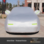 Paksenenud talvine puuvillane autokate: Soe, K&uuml;lm, Vihma & Lumekaitse, Universaalne sobivus Default Option