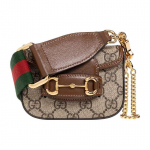Gucci Horsebit 1955 Vana Logo Metallist Aktsendid L&otilde;uend Rahakott Crossbody Kott Mini Naiste Kotid 699760-HUHHG-8565 Basic Set (Bag+Dust Bag)