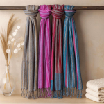 Boho puuvillane sall India erinevad sinised