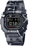 Street Spirit seeria kell metallkorpuse ja kruvitava musta mattkeletiga G-SHOCK [CASIO] Meeste DW-5000SS-1JR tagak&uuml;lg,