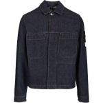 Stone Island SS25 Denim Research Series &Uuml;hev&auml;rviline &uuml;he n&ouml;&ouml;pidega pikkade varrukatega teksajakk Meeste jakid K2S15Q100027S00J7-VJ201 XL