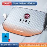 Talvine Auto Lumet&otilde;rje P&auml;ikesekaitsekate Fiat 500 Abarth Panda 500e Tipo Cronos Argo Ducato Panda 500L Autotarvikud T&ouml;&ouml;riistad white