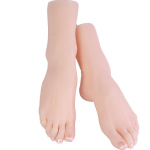 Elutruu TPE silikoonist jalamudel, p&auml;ris inimese jala koopia fotograafiaks, ehete eksponeerimiseks, kunstisket&scaron;iks left foot