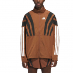 Adidas Humanrace Adizero Archive Triibuline Hingav T&otilde;mblukuga Jooksujakk Unisex Jakk KH1639 S