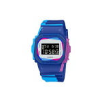 Casio G-Squad G-Shock Piiratud v&auml;ljaanne P&otilde;rutuskindel Veekindel Klassikaline Ruudukujuline Kvartsist K&auml;ekell Meeste kellad Must DWE-5600PR-2PR Galaxy Blue Strap