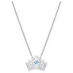 Swarovski Mesilane Kuninganna Luksuslik Valge Kullaga Pinnatud Kroon Ripats Naiste kaelakee 5501080 Box (Random Color)
