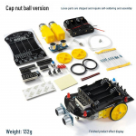 51 Mikrokontroller Nutikas Auto DIY Komplekt: Ultraheli takistuste v&auml;ltimine ja automaatse vahemiku m&auml;&auml;ramise robot