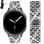 Luksuslik teemantriba Samsung Galaxy Watch 8 rihmale 40mm 44mm Tugev roostevabast terasest k&auml;ev&otilde;ru correa galaxy watch 8 classic Galaxy watch 8 must