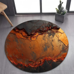 Valge kulla marmorist &uuml;mmargune vaip libisemiskindel lemmikloomas&otilde;bralik vaip magamistoa elutoa jaoks kaasaegne kodu sisustus Diameter 120cm(47in)