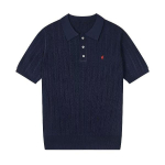 STORN Suvine 100% puuvillane T-s&auml;rk Vabaaja &uuml;hev&auml;rviline kootud pullover L&uuml;hikeste varrukatega sobivus POLO kraega T-s&auml;rgid T&otilde;mmatavad &uuml;hev&auml;rvilised topid M