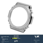 GA-2100 GA-2110 GA-B2100 Rihm+korpus Metallkomplekt Casio G-shock GA2100 jaoks Farm Oak modifitseeritud t&auml;isterasest korpus k&auml;epaeltarvikud For GA2100 or GA2110 beige
