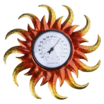 Termomeeter Sise- ja V&auml;listemperatuuri Seinale Riputatav Andur Aed &deg;C/&deg;F N&auml;idik