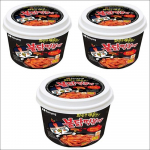 [Samyang] Buldak Kuum Kana Tteokbokki 185g - Kiirriisikook (3 tassi / 6 tassi komplekt) K-v&uuml;rtsikas toit 185g x 3cups