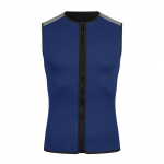 3mm neopreenist soojendav vest, unisex varrukateta lukuga m&auml;rg&uuml;likonna pealisosa ujumiseks, snorgeldamiseks, surfamiseks, sukeldumiseks, merev&auml;esinine, M XXL tumesinine v&auml;rv