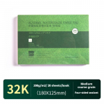 BAOHONG 100% puuvillane akvarellpaberi plokk 32K 16K 20 lehte 300gsm 200gsm Maalimisp&auml;evik Kunstnikakadeemia Professionaalne kunstikaup