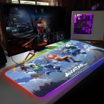 Avatar The Last Airbender Hiirematt RGB Taustvalgustusega Hiirematt S&uuml;learvuti Hiirematt S&uuml;learvuti M&auml;ngur Arvutilaud M&auml;ngutarvikud RGB600x300x3mm