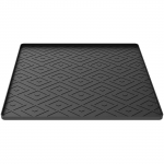 50x50CM K&uuml;lmkapi Silikoonmatt Libisemisvastane Tilgutialus T&otilde;stetud Servad Kriimustusvastane P&otilde;randakaitse K&uuml;lmkapi Pesumasina jaoks 50x50cm must