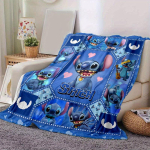 1 tk Stitch tegelane sinine tekikate tekikate visketekk kodu kontori v&auml;litingimuste kingituseks 130x150cm gray